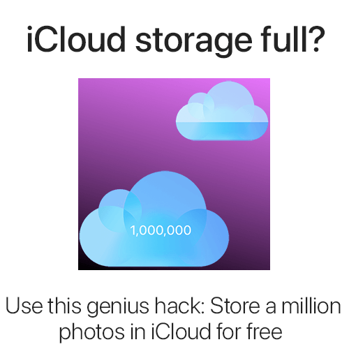 Tile 3 - iCloud full